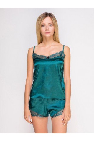 Атласна піжамка з мереживом Serenade 2123 L